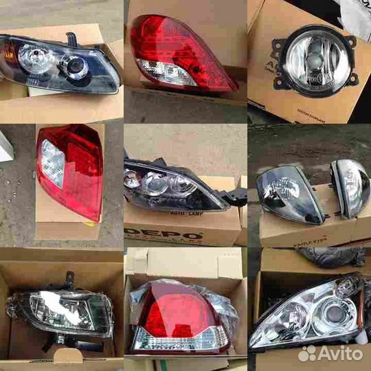 Фонарь левый В задний бампер для ford fiesta (2008