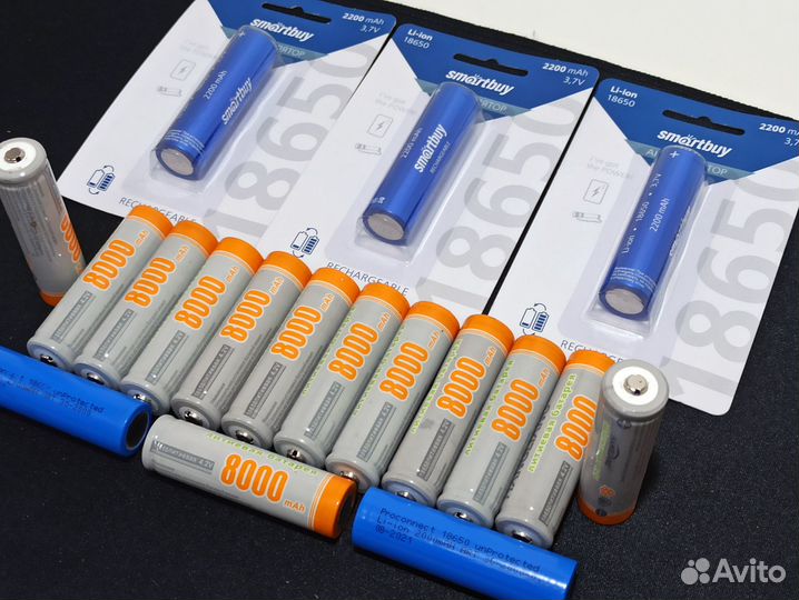 Аккумулятор 18650 в ассортименте