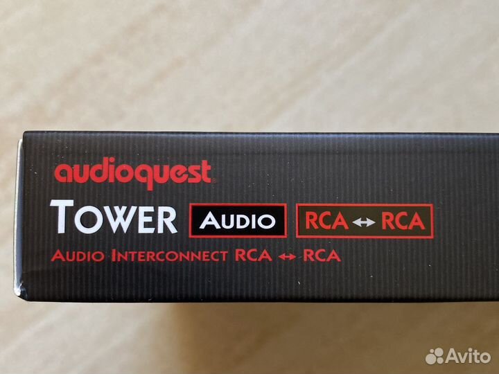Кабель Audioquest Tower 2RCA-2RCA cable 1.0m