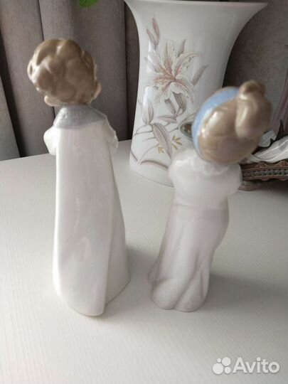 Статуэтка Испания NAO lladro девочка и мальчик