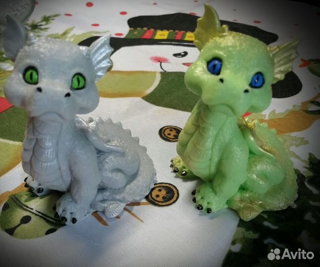 Мыло ручной работы дракончики