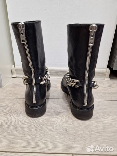 Полусапоги натуральная кожа