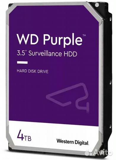 Жесткий диск WD Purple WD40purz, 4 террабайт