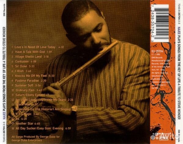 Najee - plays songs from THE KEY OF life /promo