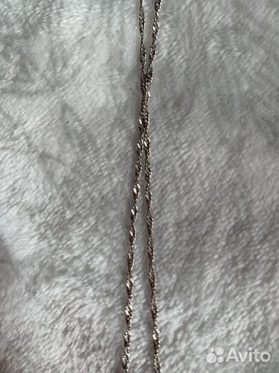 Серебряные серьги, кольца, цепочка, кулон