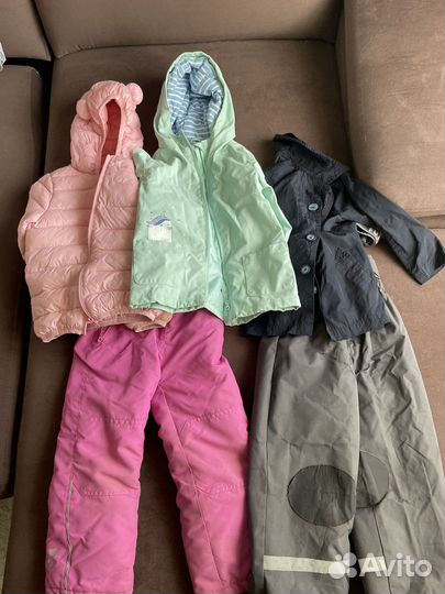Детские вещи пакетом для девочек 104 110