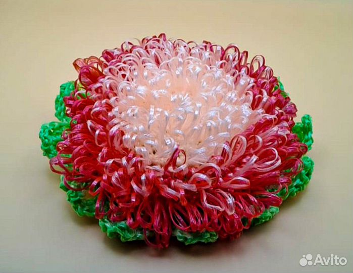 Мочалка ручная работа