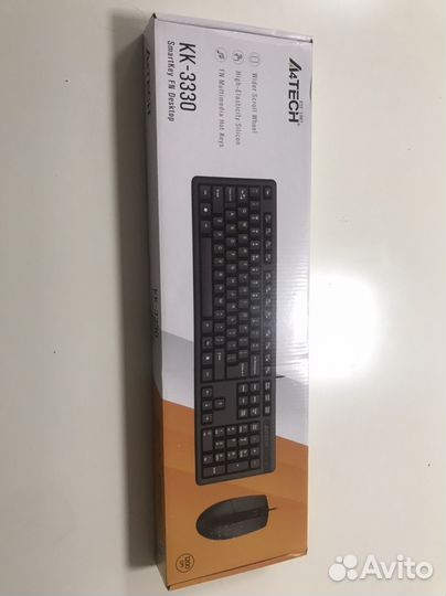 Комплект (клавиатура+мышь) A4tech KK-3330S