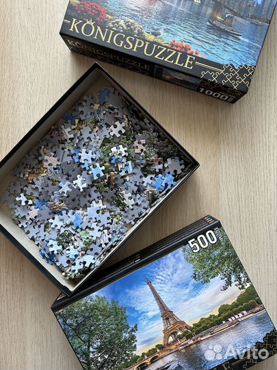 Пазлы (Konigspuzzle, Castorland,Cherry pazzl и др