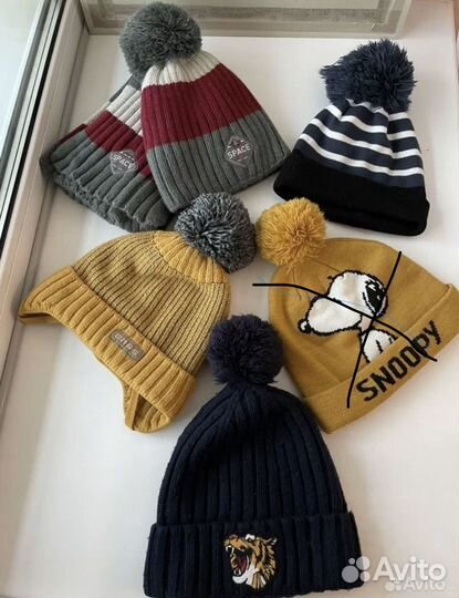 Шапки на мальчика 4-9