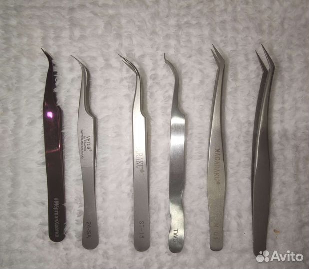 Пинцет для ресниц,бровей и т.д