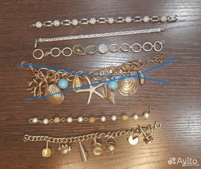 Браслеты винтажные разного периода с 70-х по 90-ые