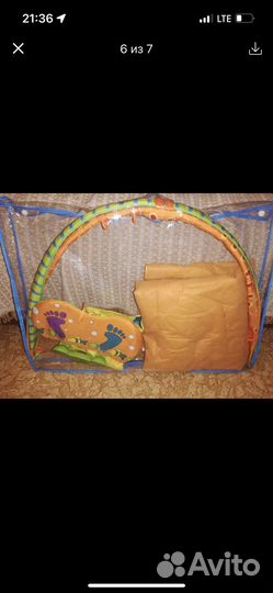 Развивающий коврик tiny love