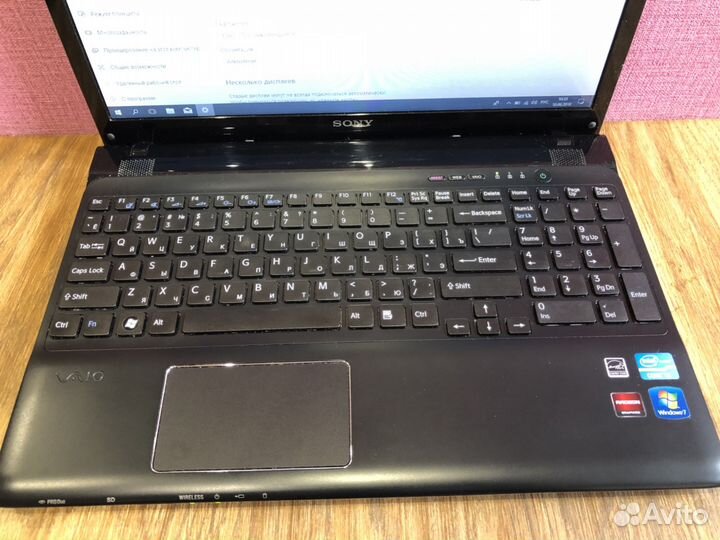 Ноутбук Sony vaio