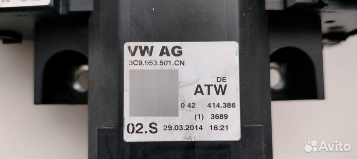 Подрулевой переключатель Volkswagen Passat В6, В7