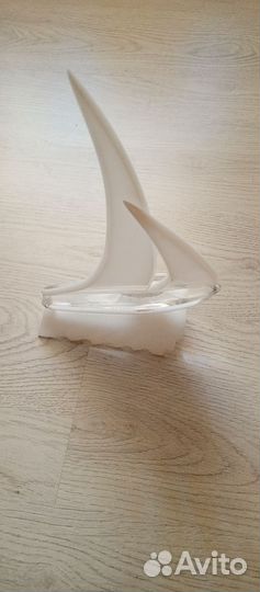 Кораблик парусник оргстекло СССР