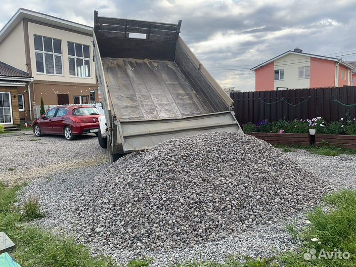 Шебень гранитный, щебень известняковый доставка