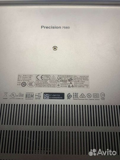 Dell precision 7560, core I9 11950H/32gb
