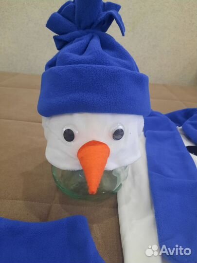 Новогодний костюм снеговик 116р