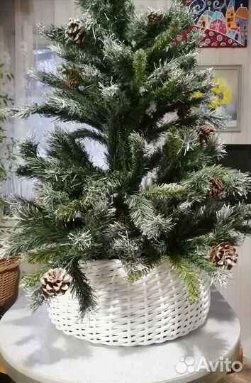 Корзина - юбка для елки