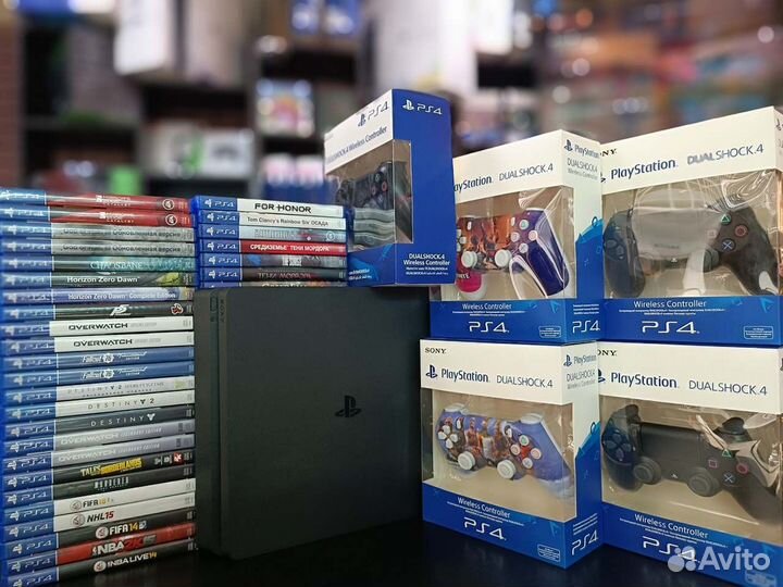 PS4 Slim 500GB Б/У + игра в подарок