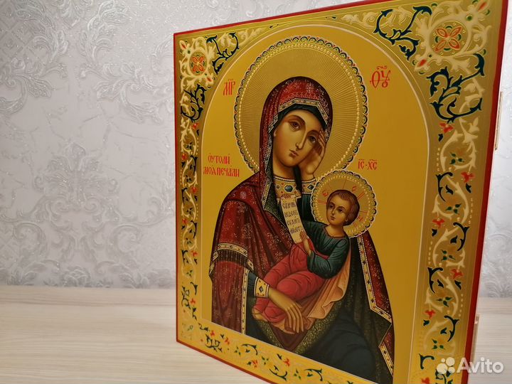 Икона рукописная Божья Мать - Утоли моя печали