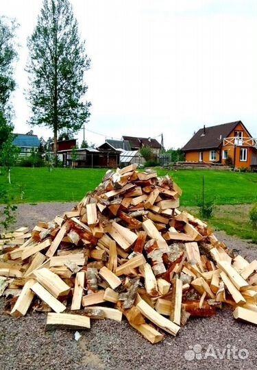 Дрова колотые Береза