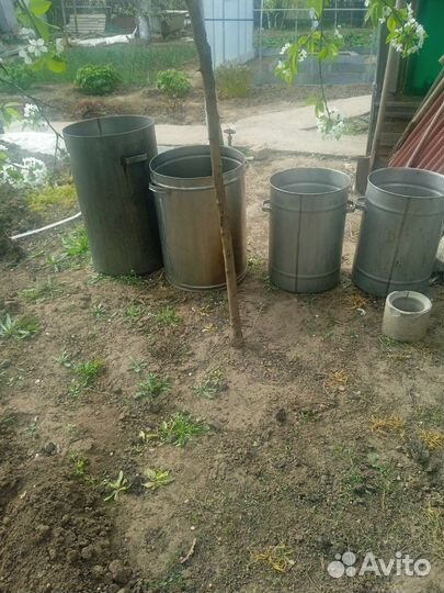 Баки нерж. фляга 40л кастрюли термос армейский