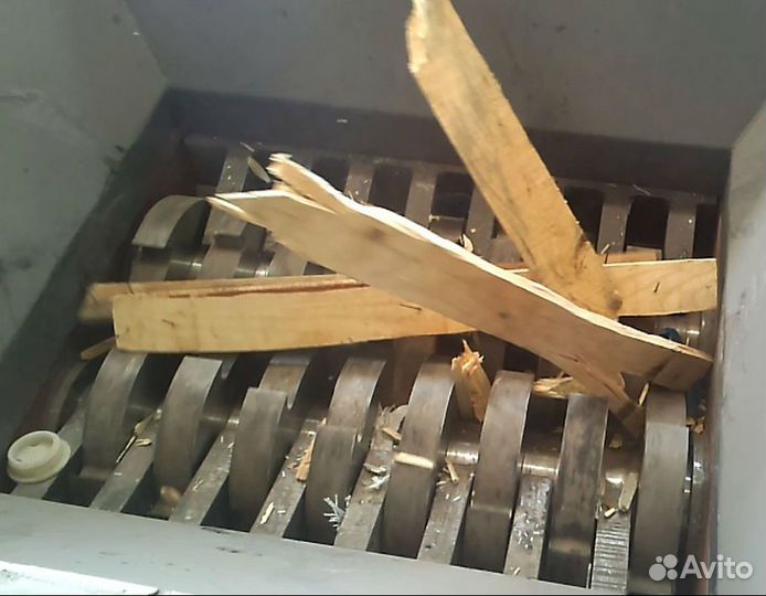 Двухвальный шредер дшв-мини 500, усиленный