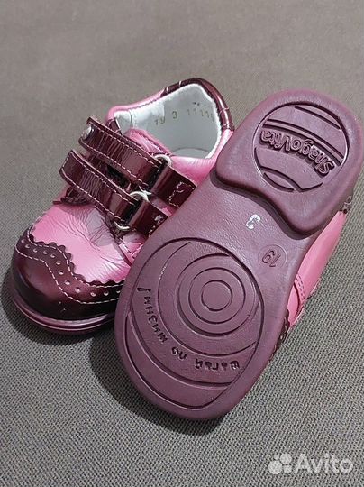 Ботинки для девочки 19 размер