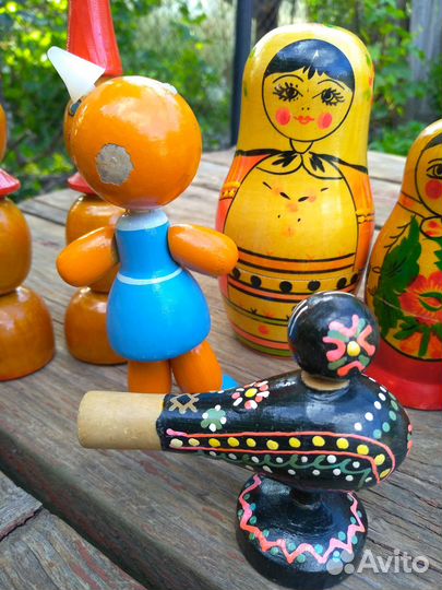 Деревянные игрушки СССР