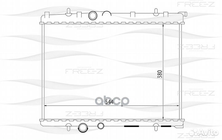 Радиатор KK0177 free-Z