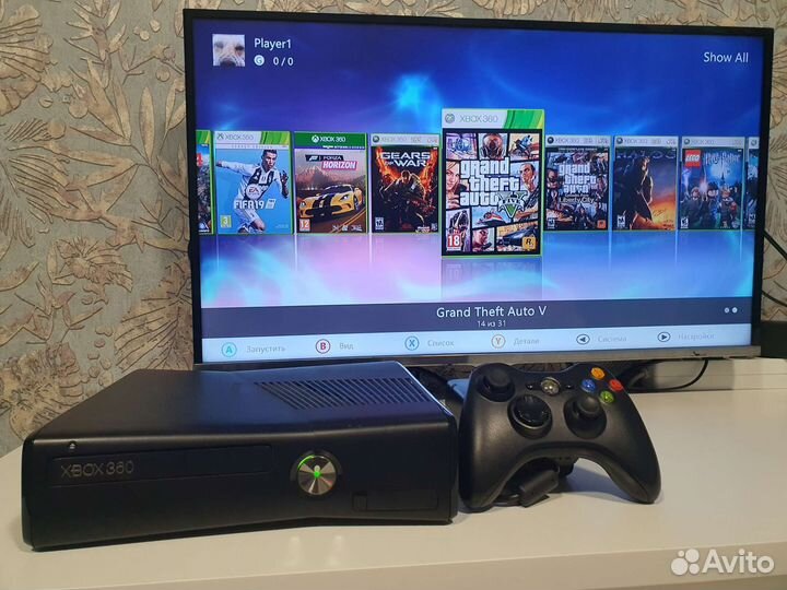 Игровая приставка xbox 360 прошитая freeboot 320гб