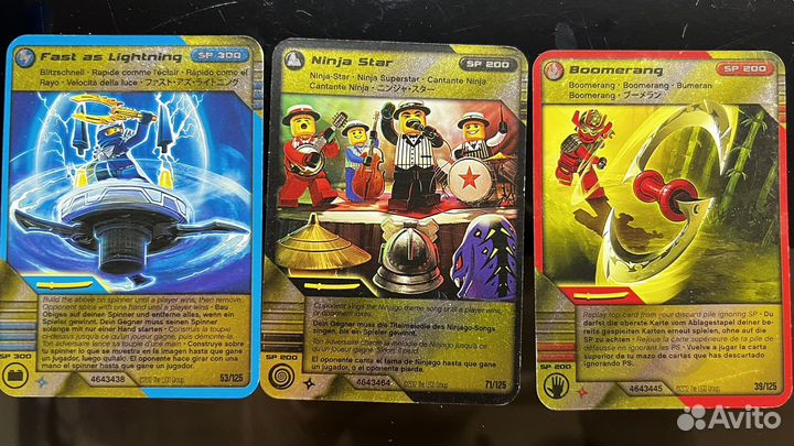 Lego ninjago карточки