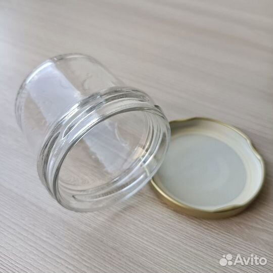 Банки стеклянные 100 мл для хранения / декора