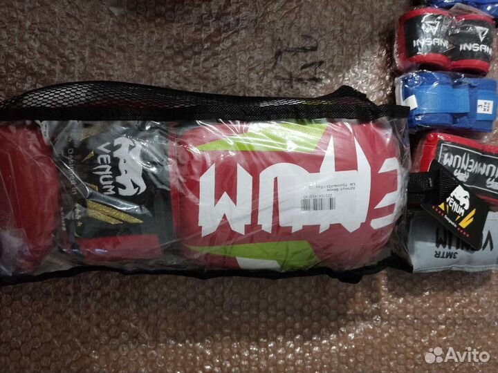 Бинты, лапы, перчатки боксерские