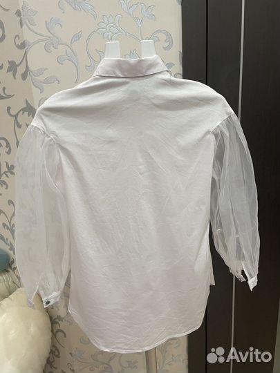 Блузка белая школьная 146