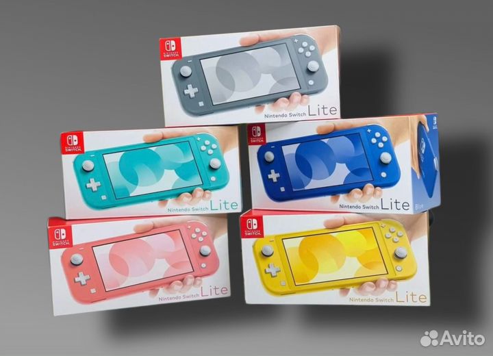 Прошитые Nintendo switch lite + любые игры