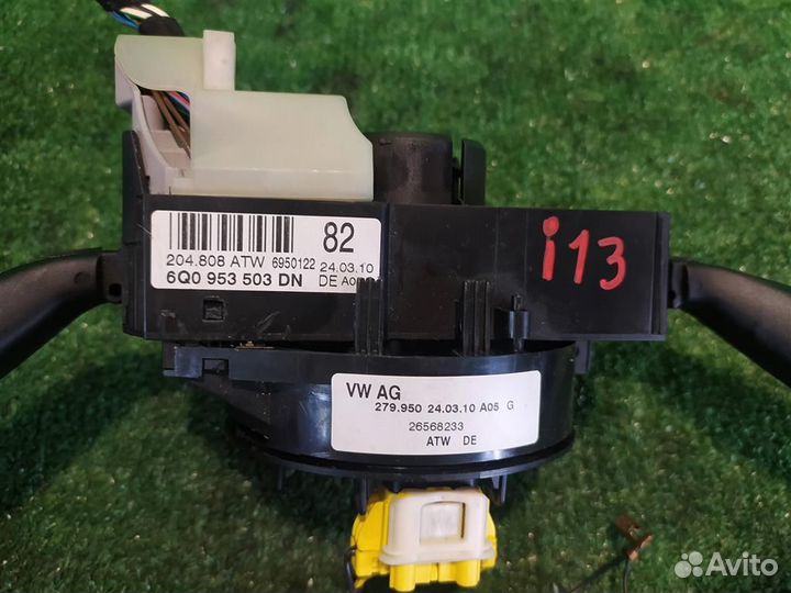 Подрулевой переключатель в сборе Skoda Fabia 5J 2