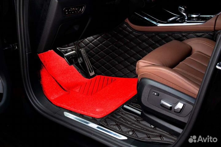 3D Коврики Audi Салон Багажник из Экокожи