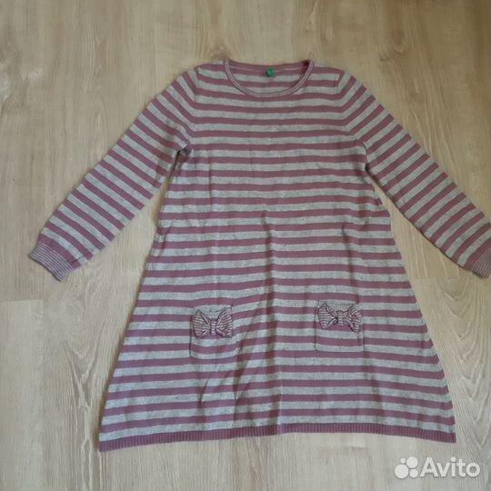 Платье бенетон для девочки 6-8 лет