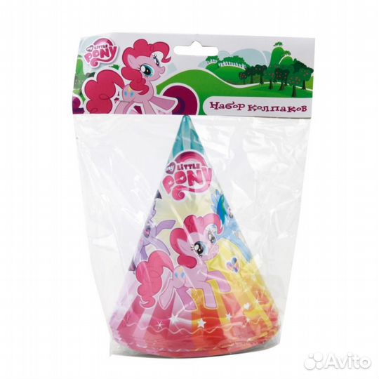 Праздничные колпаки, набор 6шт, новые