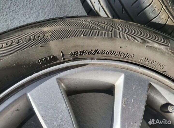 Комплект летней резины на литье