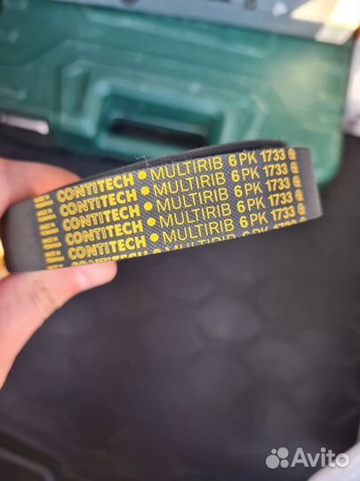 Ремень contitech 6 PK 1733 на volkswagen polo