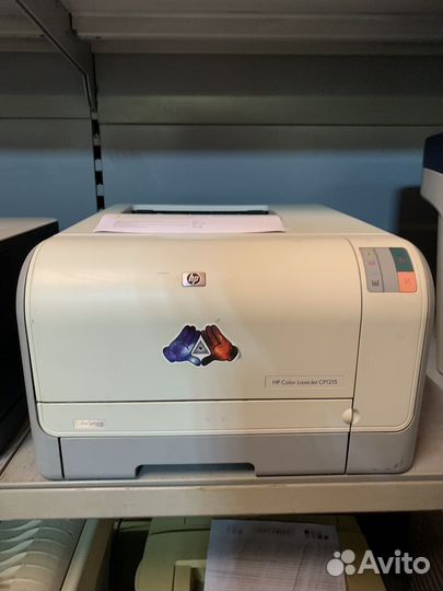 Принтер HP cp1215 цветной лазерный
