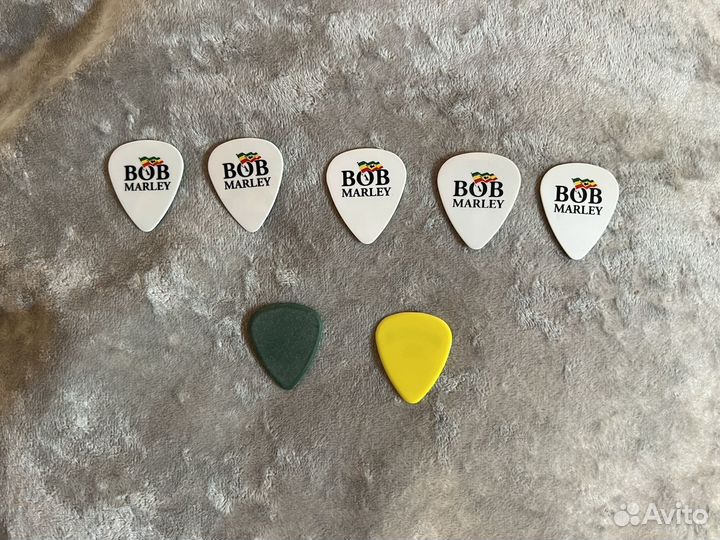 Медиаторы Dunlop Bob Marley 5шт средние