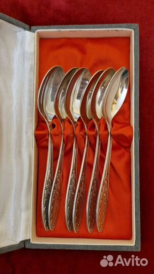 Ложки десертные мельхиор СССР