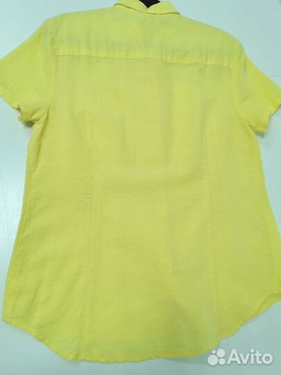 Новая женская рубашка J Crew S (44) лён/хлопок