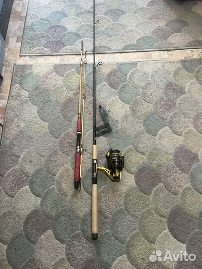 Спининг с катушкой бу