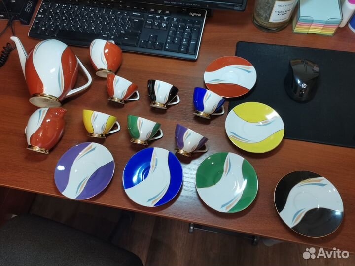 Кофейный сервиз bremer & schmidт. гдр